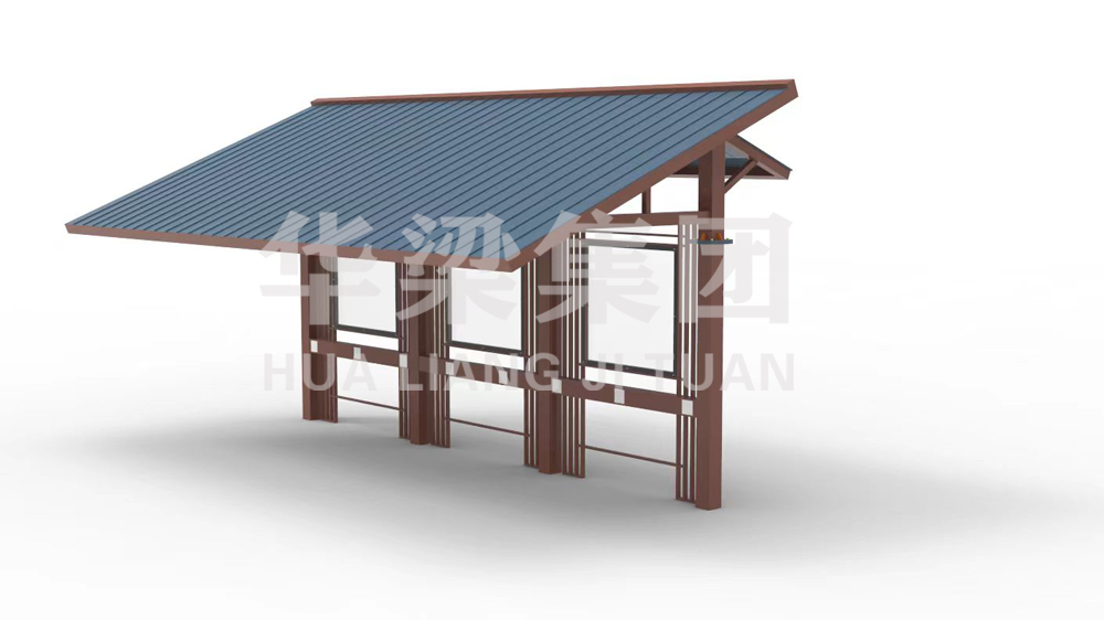 [23.12.5]江蘇省某市定制款公共自行車亭項目發(fā)貨