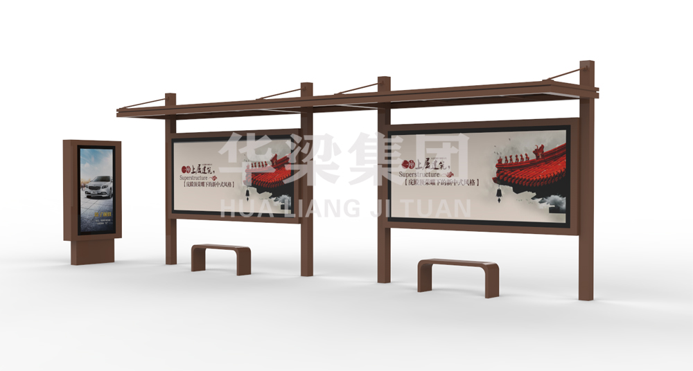 [25.9.23]安徽省某市定制款公交候車(chē)亭項(xiàng)目裝車(chē)發(fā)貨