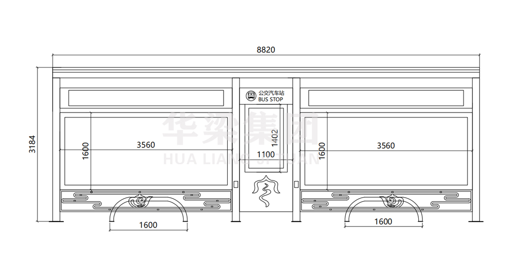 中式古典候車亭AH-3121(圖3) 中式古典候車亭AH-3121(圖3)